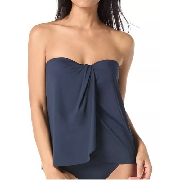 Coco Reef Other - NWT Coco Reef Contours Clarity Bra-Sized Bandeau Tankini Top 120614